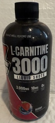 Prosupps L-Carnitine 3000 Liquid Shots, Berry, 16 fl oz (473 ml)  