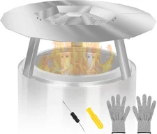 Heat Deflector for Solo Stove Bonfire1.0/2.0 and Other 19.5" Fire Pit - Accessor