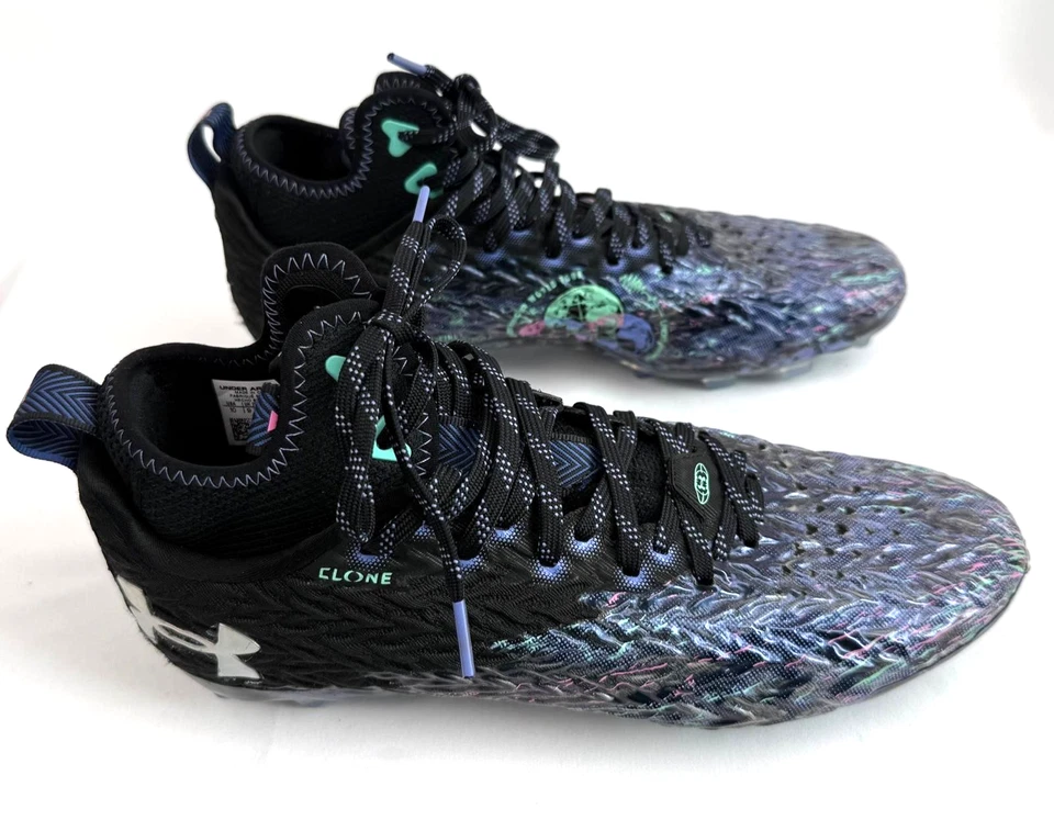 Under Armour Spotlight Clone 3.0 MC World Tour, Football Cleats. Men’s 10 EUC - Image 2 of 4