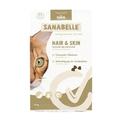 SANABELLE Hair Skin für Katzen zur Unterstützung der Fell-und Hautgesundheit 8kg