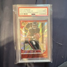 Panini 2024 Donruss Elite Series Rookies Michael Penix Jr. #2 Falcons PSA 9