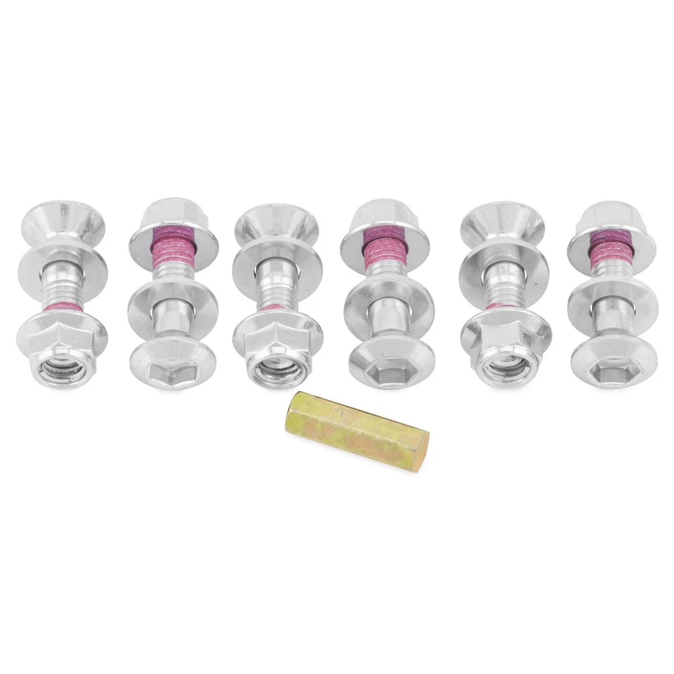 Bolt MC Hardware Sprocket Fasteners Silver - 6/Pack 2008-HS.S - Image 3 of 4