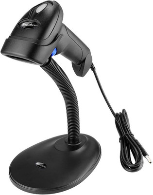 NetumScan Handheld USB 1D Barcode Scanner with Stand, Wired CCD for POS | Bar Co