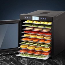 Food Dehydrators: Devanti 10 Trays Food Dehydrator Stainless Steel Tray
