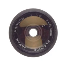 Sankyo pronon 1:1.8 f=6.5mm turret 8mm film cine camera lens