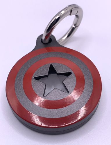 Aluminum Metal Airtag Keychain for Apple Airtags Holder,Airtag Case for Wallet, - Picture 4 of 7