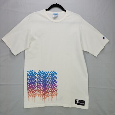 Champion It's A Living T-Shirt Mens Size Large The Way Up Street Art Graffiti