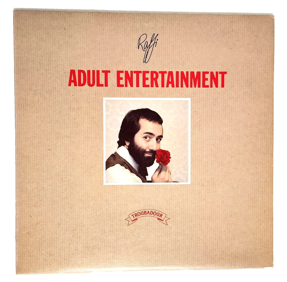 Raffi - Adult Entertainment 1977 Troubadour Records TR003 Canada Press EX-NM+ - Image 2 of 4