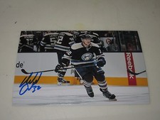 ADAM CRACKNELL AUTOGRAPHED COLUMBUS BLUE JACKETS 4X6 PHOTO # 7