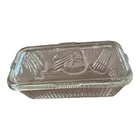 Vintage Federal Glass Clear Refrigerator Dish Box with Vegetable Lid Rib  Tb14