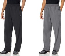 Champion Men's Open Bottom Jersey Sweatpants