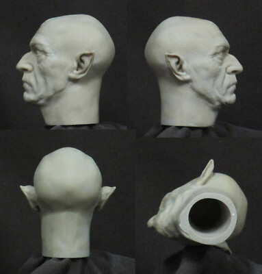 NOSFERATU HORROR CUSTOM RESIN UNPAINTED HEAD SCULPT. Action NOSFERATU HORROR CUSTOM RESIN UNPAINTED HEAD SCULPT. Action