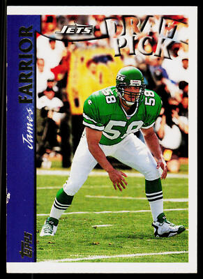 Topps ルイス・ロバート jr. 緑パラレル 7/99 James Farrior, 1997 Topps, #413, New York Jets, Football Card | eBay