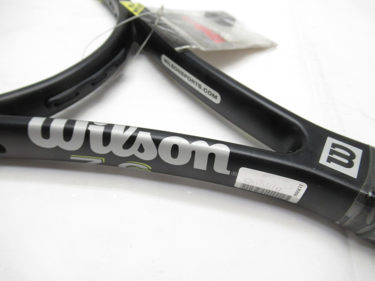 NOS* WILSON HYPER PRO STAFF 7.6 ROLLERS MIDPLUS TENNIS RACQUET (4