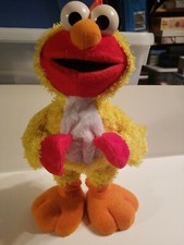 Vintage Sesame Street Fisher Price 14" Elmo Chicken Dance 2001 Works