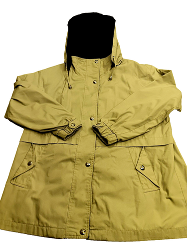 IZZI Outer Wear Cappotto Donna Giacca Beige Staccabile Coulisse Cappuccio Foderato a Scatto - Foto 1 di 12