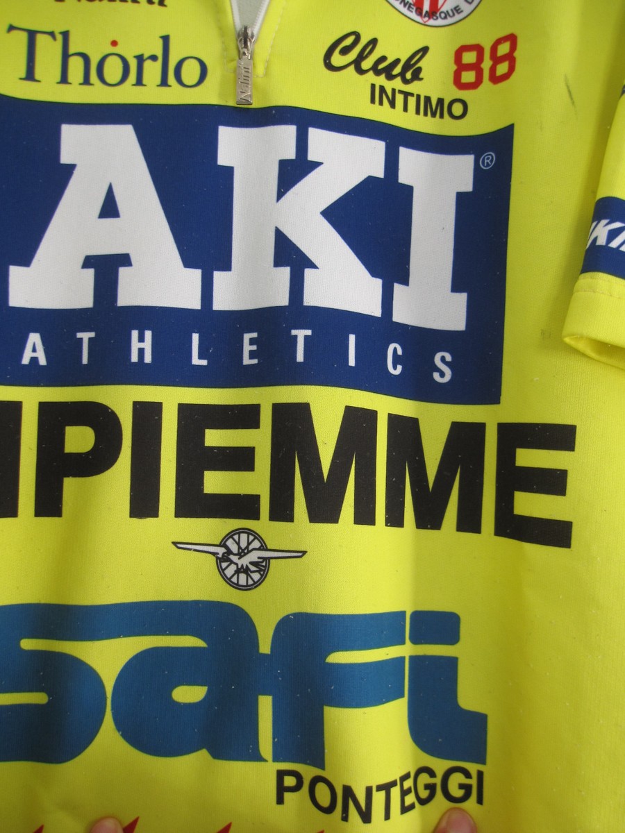 Maillot Cycliste Vintage Nalini - Aki Gipiemme Safi Tour 1996 - Monaco - Taille XXL Homme