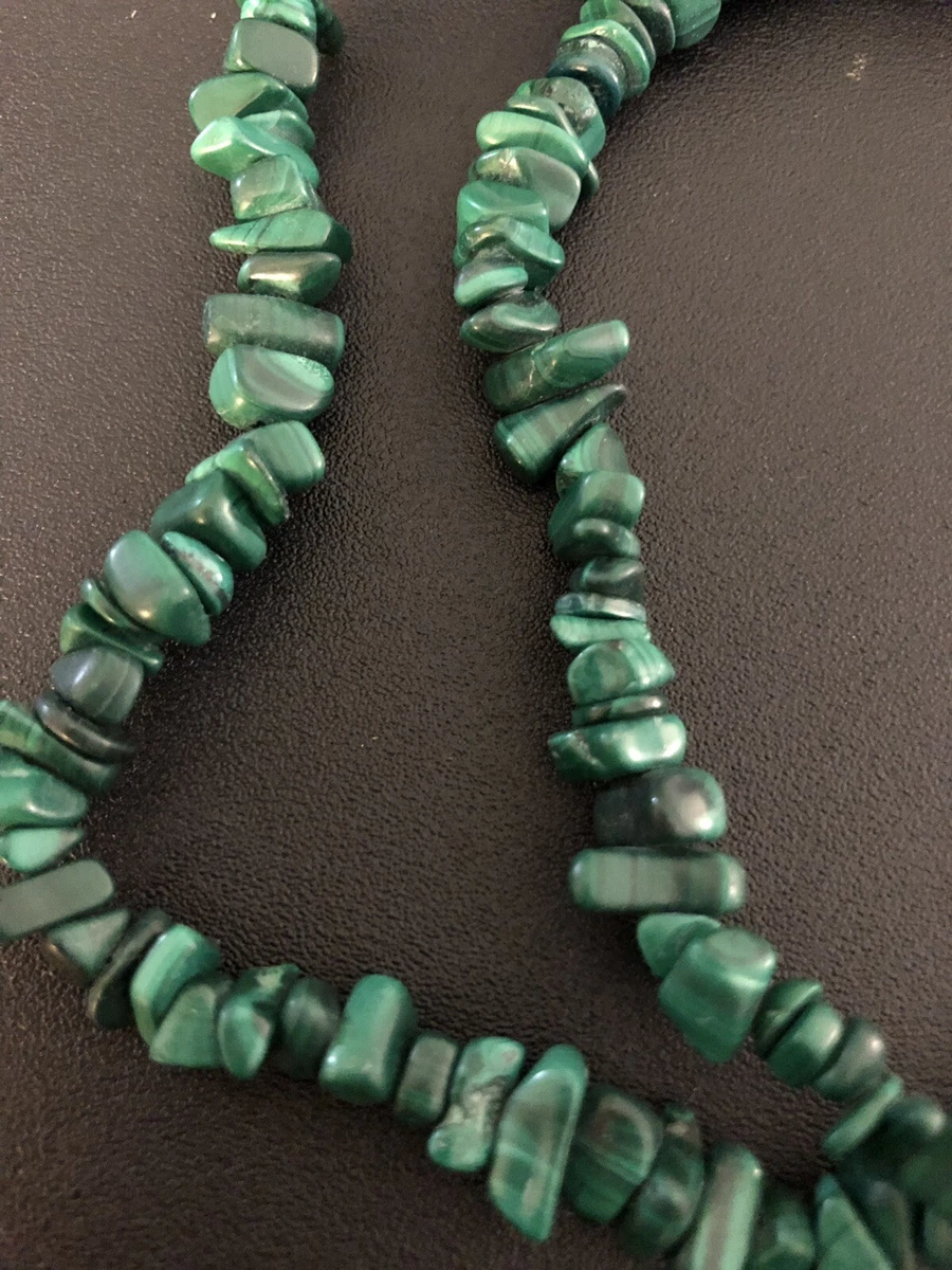 Vintage malachite hotsell necklace