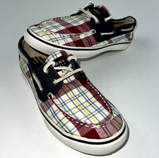 Sperry Top-Sider Girls Bahama YG25659A Canvas Upper 4.5M See 2 spots in photos
