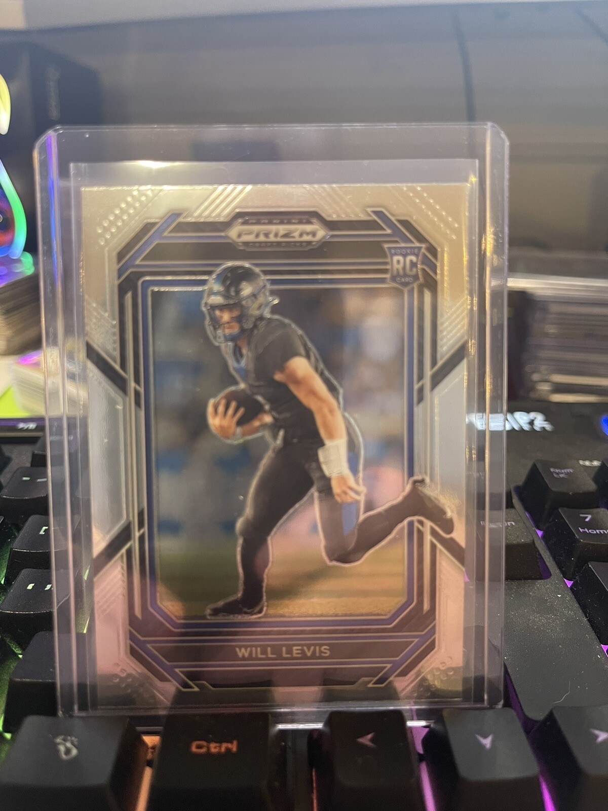 🏈2023 PANINI PRIZM DRAFT PICKS FOOTBALL "ROOKIE CARD" WILL LEVIS #103 TITANS🔥