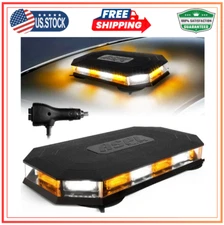 16.5 Inch Roof Top Beacon Emergency Strobe Light 56 LED Magnetic Warning Caution