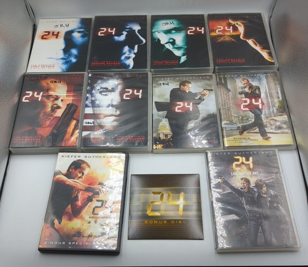 24 Twenty Four Series 1-8 Complete Collection DVD Box Set w