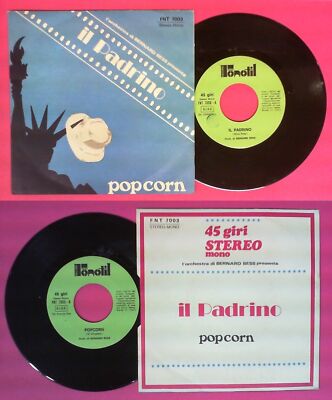 LP 45 7'' ORCHESTRA BERNARD BESS Il padrino Popcorn italy FONOTIL no cd mc dvd *