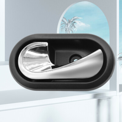 Interior Doorknob Chrome Plated 8200733848 LH for Renault Logna 