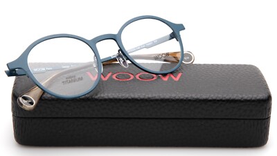 NEW WOOW Deja Vu 2 Col 10007 Maroccan Blue EYEGLASSES FRAME 47-22-145 B42