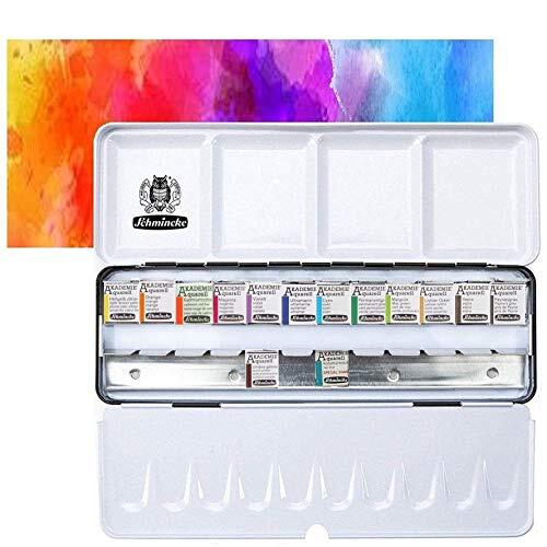 Schmincke Accademia, scatola di colori ad acquerello, assortimento base (G4C)