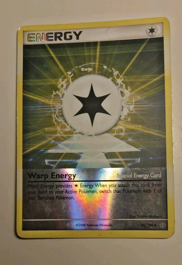 Pokemon Warp Energy Reverse Holo 95/100 NM | Diamond & Pearl: Stormfront