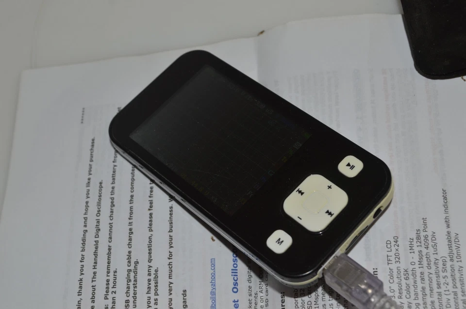 JM ARM CORTEX POCKET OSCILLOSCOPE W/TFT 320X240 65K COLOR LCD DISPLAY (BNJ74) - Image 3 of 4