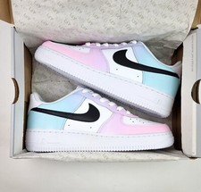 Nike Air Force 1 GS in Gr. 40 Babyblau/Lila P...