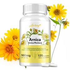 Arnica 500mg - Relief Natural Pain, Bruising and Swelling, Boost Skin Health
