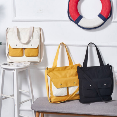 Womens Canvas Handbags Cross Body Shoulder Bags Casual School Tote Bags