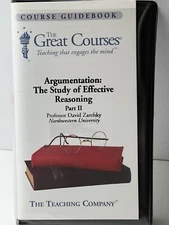 The Great Courses, Argumentation Part 2 by David Zarefsky. 6 Audio Cassettes.