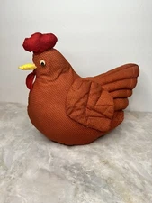 Vintage Sewn Country Hen, Farmhouse,Folk Art, Soft Cloth Marerial  Chicken