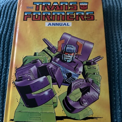 The Transformers Annual Book - Hardback Book - 1988