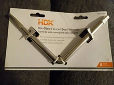 HDX six-step faucet seat wrench  NEW