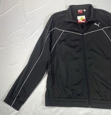 Puma Between The Lines T7 Full Zip Jacket Mens Casual Athletic Outerwear  Size L