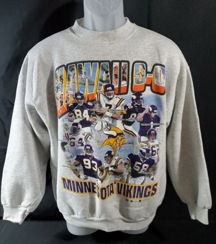 Vintage Minnesota Vikings Hawaii 9-0 Sweatshirt selten - Bild 1 von 11