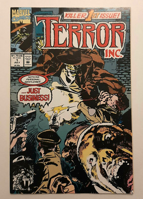 Terror Inc. #1, Marvel Comics, Jul 1992