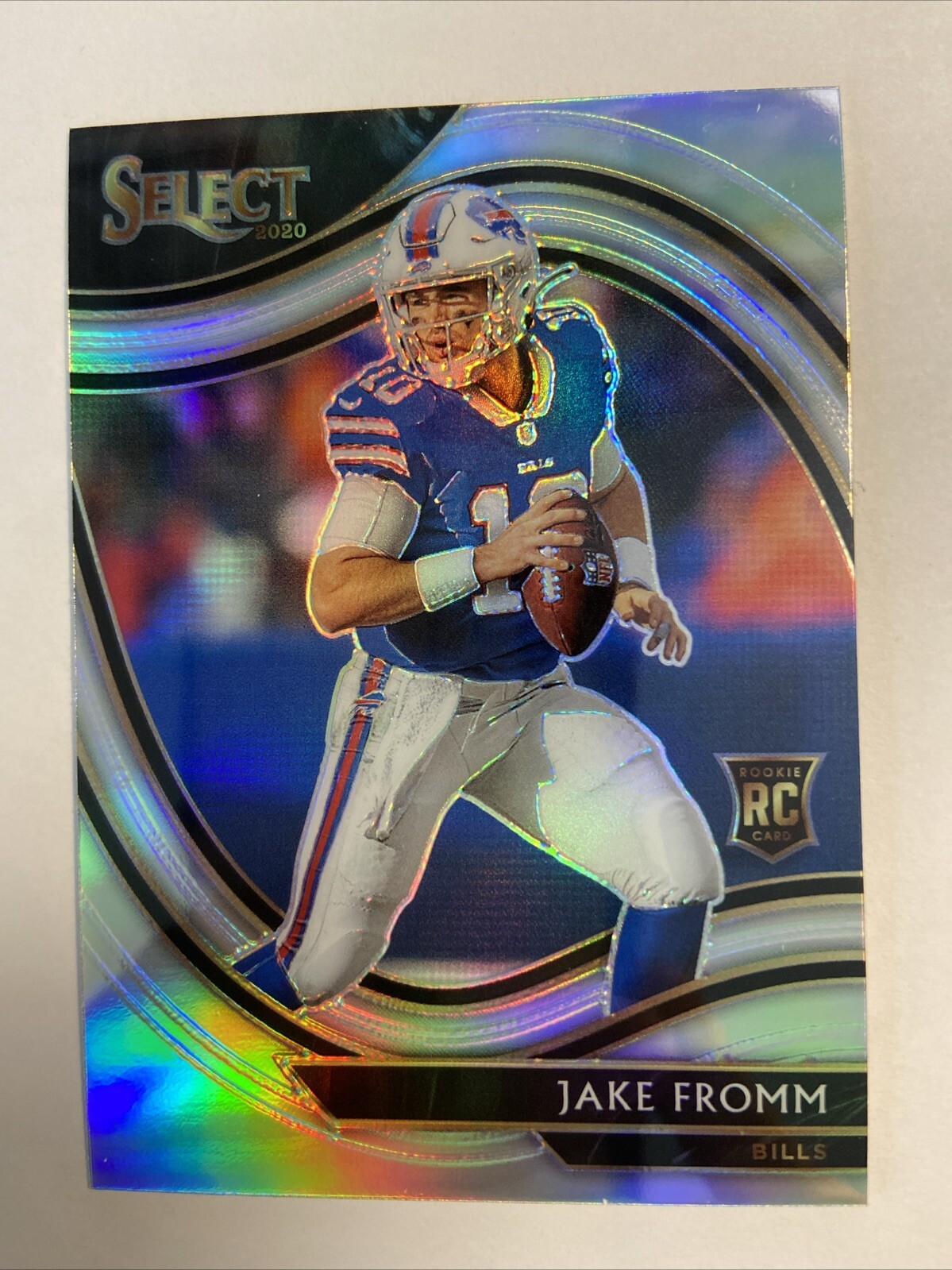 2020 Select Jake Fromm Silver Prizm RC #349 Buffalo Bills