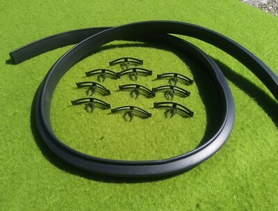 1962 - 67 CHEVY II NOVA Hood to Cowl Upper Firewall Weatherstrip Seal w/ Clips