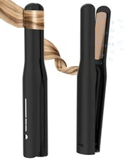 Cordless Straightener and Cordless Curling Iron 2 in 1 Portable Hair Straight...