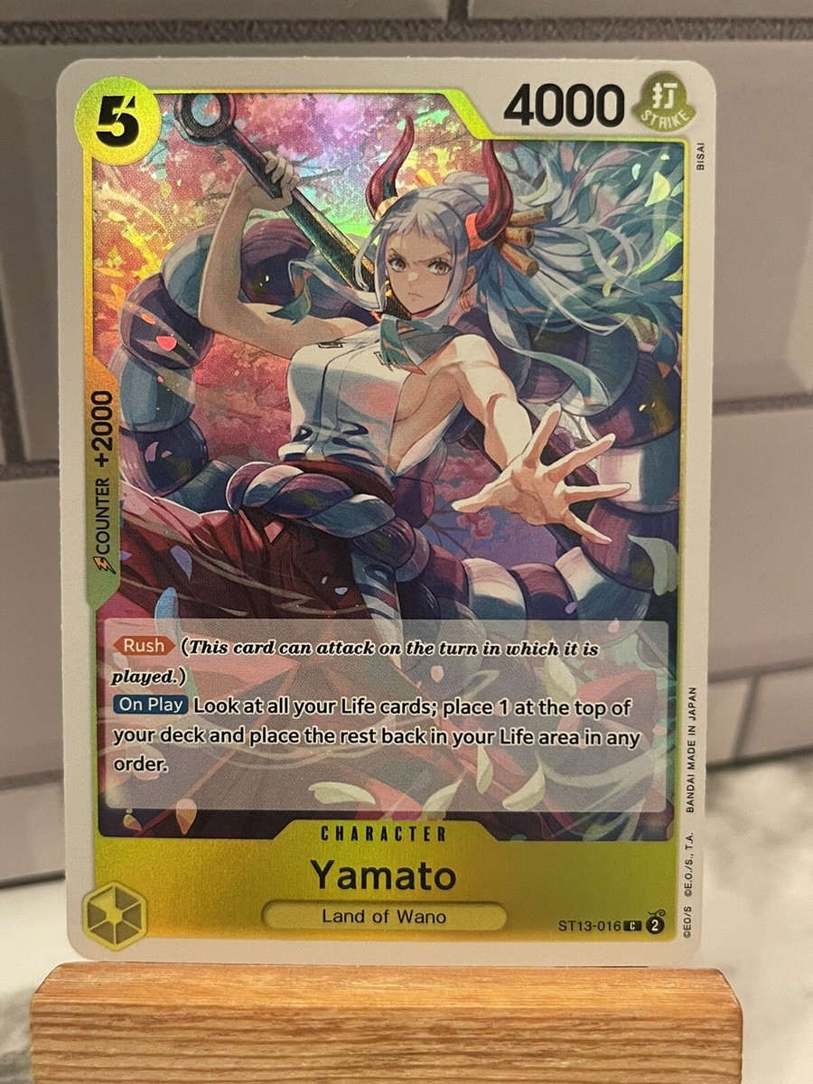 One Piece TCG The Three Brothers Premium Deck ST13-016 Yamato | eBay