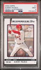 Albert Pujols - 2009 Topps Ticket To Stardom  PSA 9
