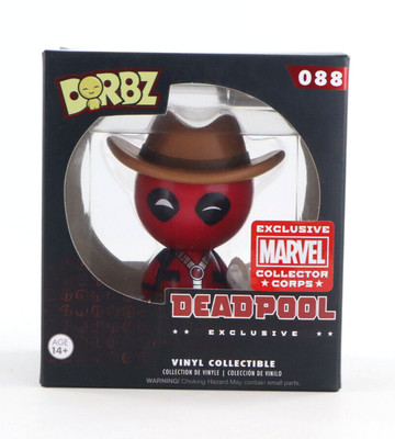 Deadpool Cowboy Collector Corp Marvel Comics Funko Dorbz #088 Exclusive 2016