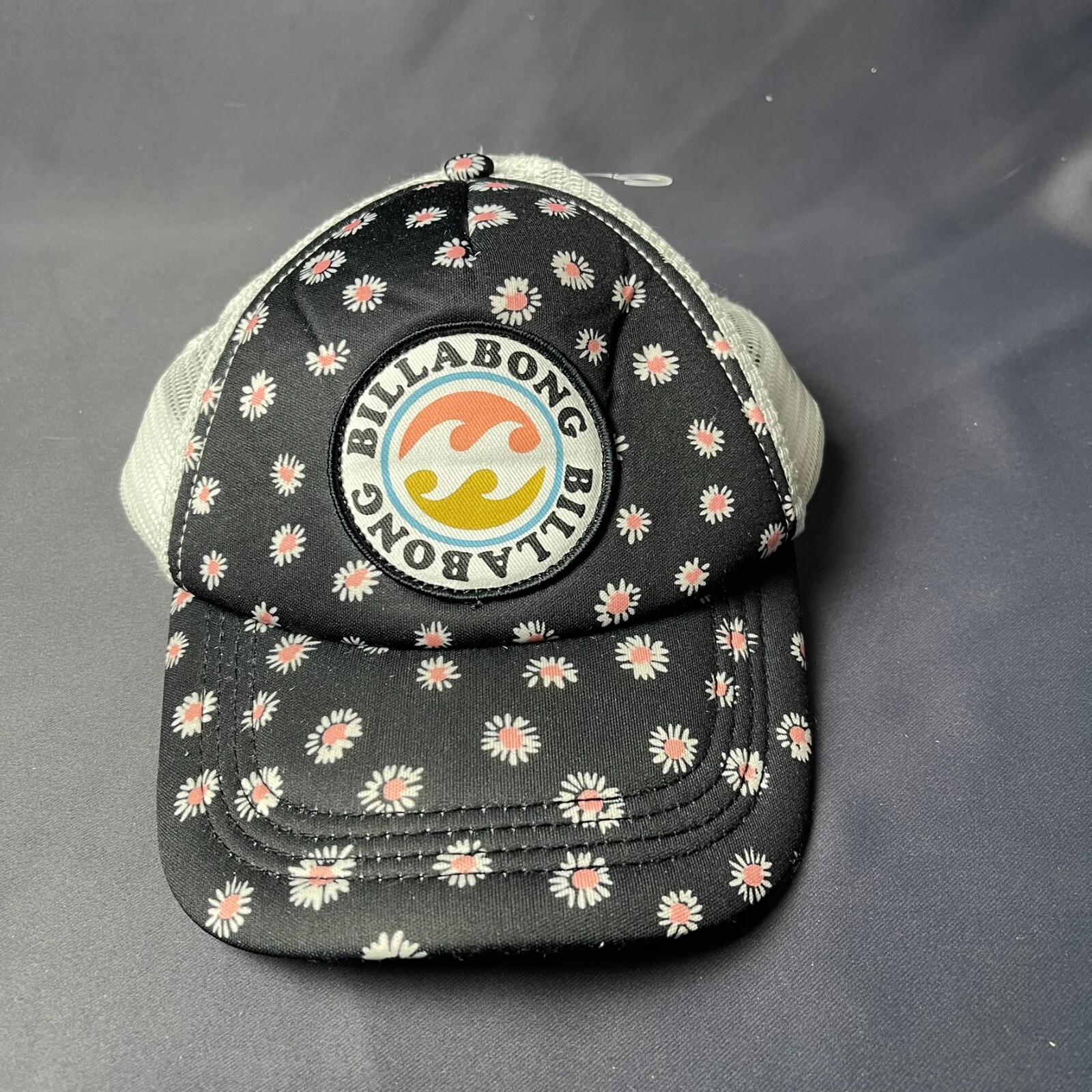 Billabong Floral Print Hat Mesh Snapback Baseball cap