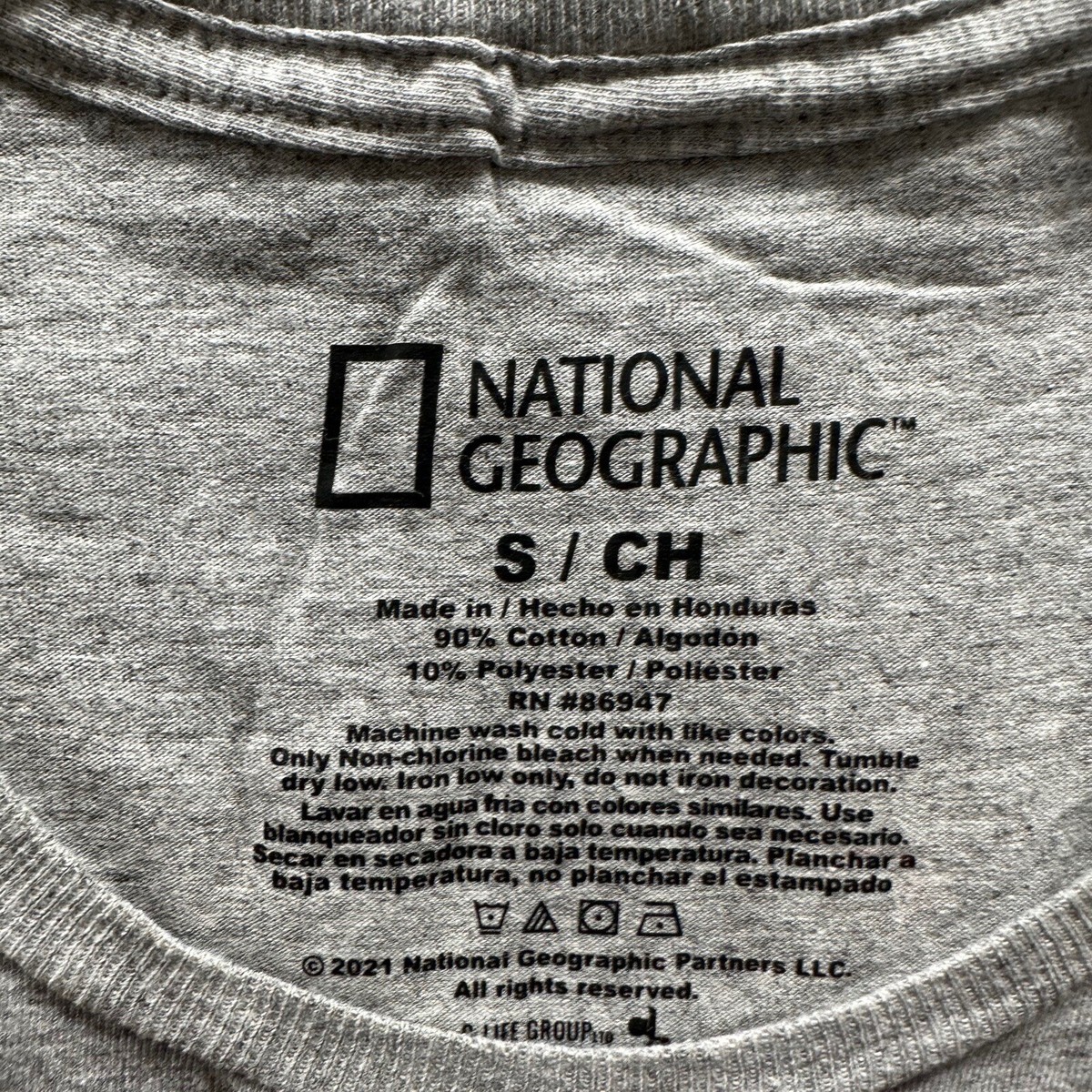 【NATIONAL GEOGRAPHIC】UNI DRYSIL GRAPHIC T-SHIRT National Geographic Unisex Graphic DrySil Short Sleeve Tee 1